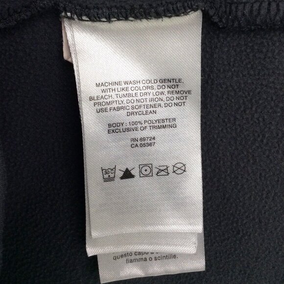 Columbia Cowl Neck Thermal Sweatshirt Womens Size Medium Black Thumbholes Hiking - Picture 10 of 10